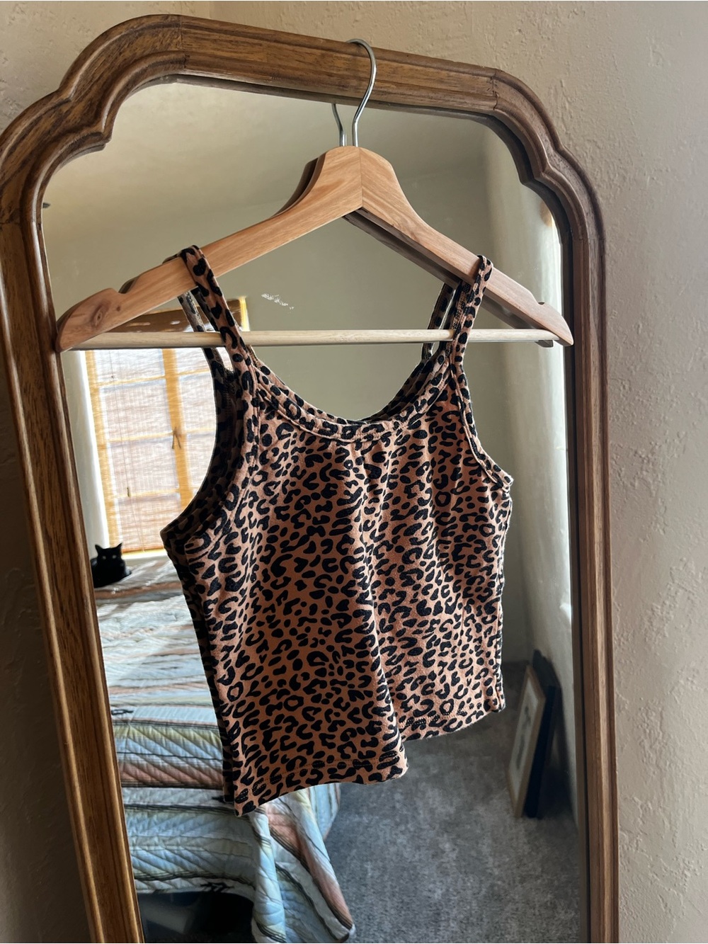 ARQ Leopard Print Tank Top - Brown/Black